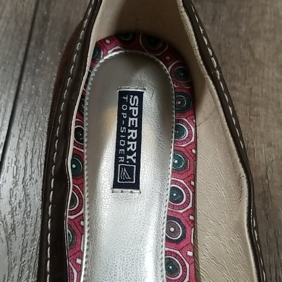 Sperry Top-Sider Suede Wedge Shoes - Picture 5 of 7